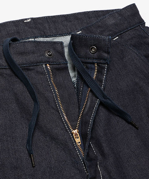 MR.OLIVE/SUPER STRETCH DENIM / ONE WASH WIDE STRAIGHT PANTS ミスターオリーブ/スーパーストレッチデニム/ワンウォッシュワイドストレートパンツ